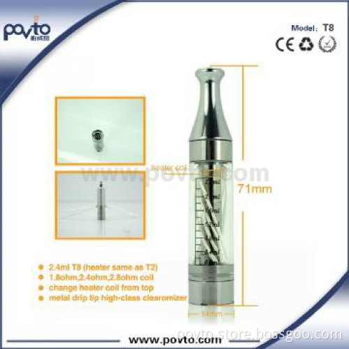 super e-cig T8 Change the heater cigarettes